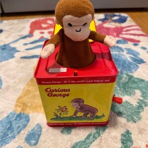Curious George Jack-in-the-Box Plush Toy